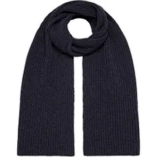 Шерстяной кашемировый шарф в рубчик Шерстяной кашемировый шарф в рубчик