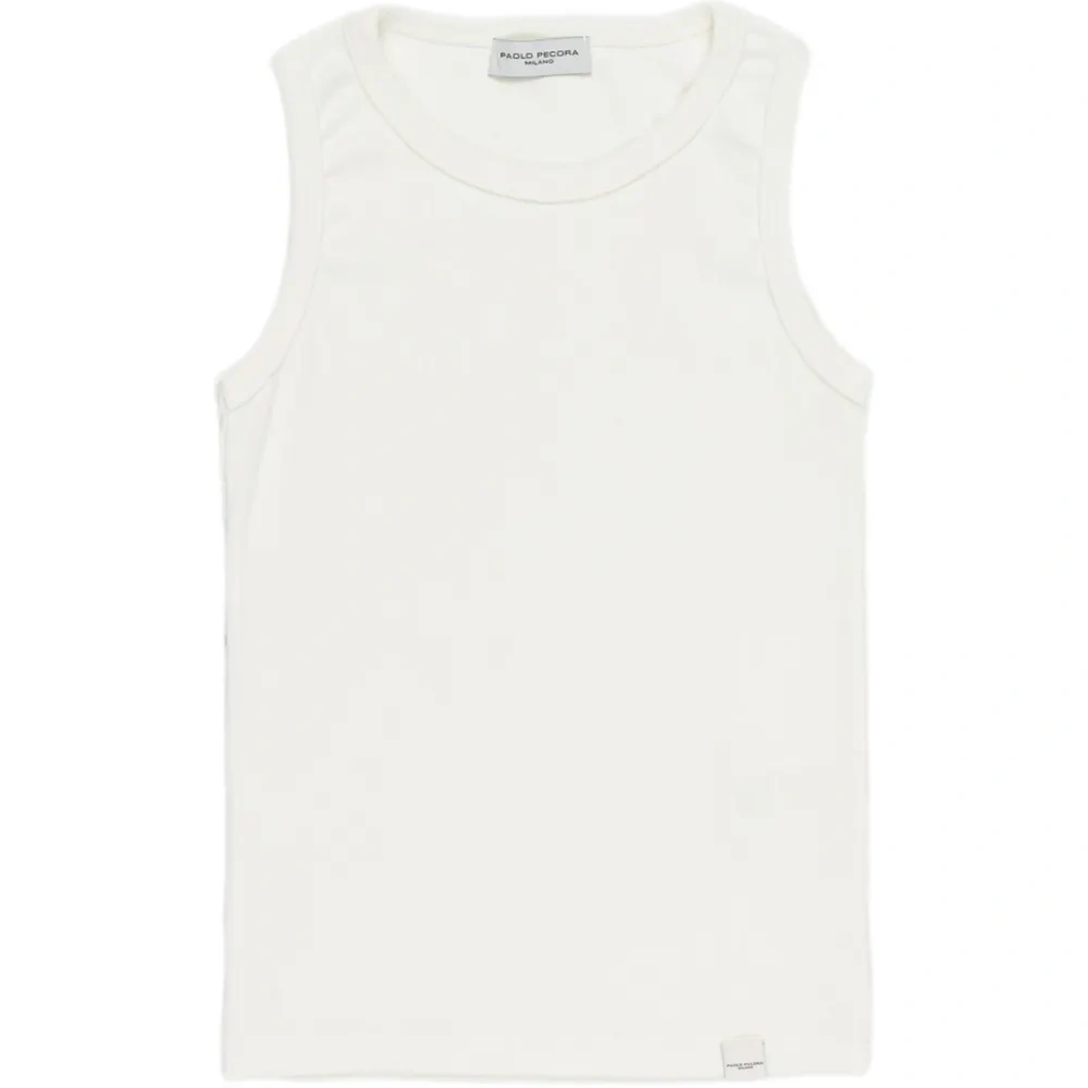 Майка без рукавов с круглым вырезом Майка без рукавов с круглым вырезом