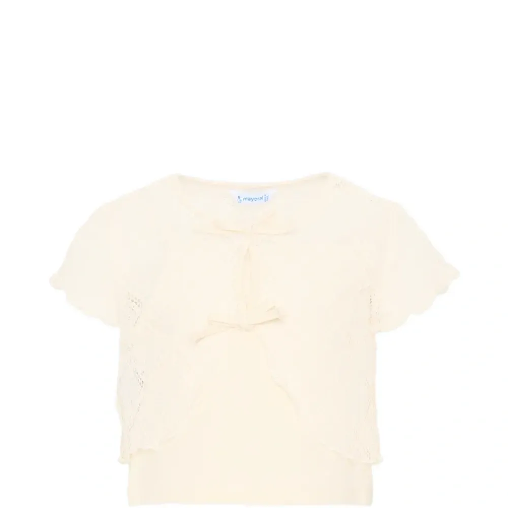 Блузка с кружевным узором