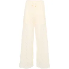 Брюки с кружевным узором