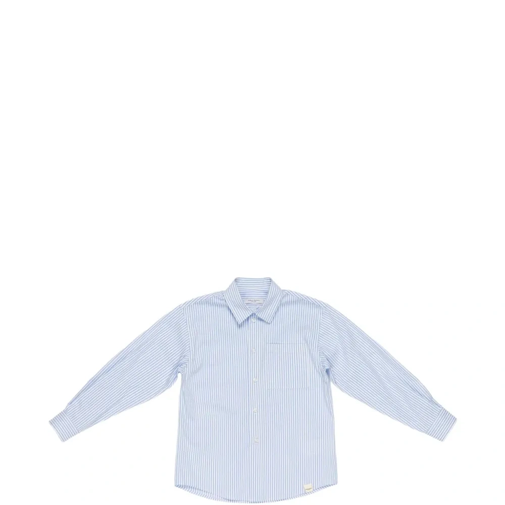 Рубашка в полоску с карманом