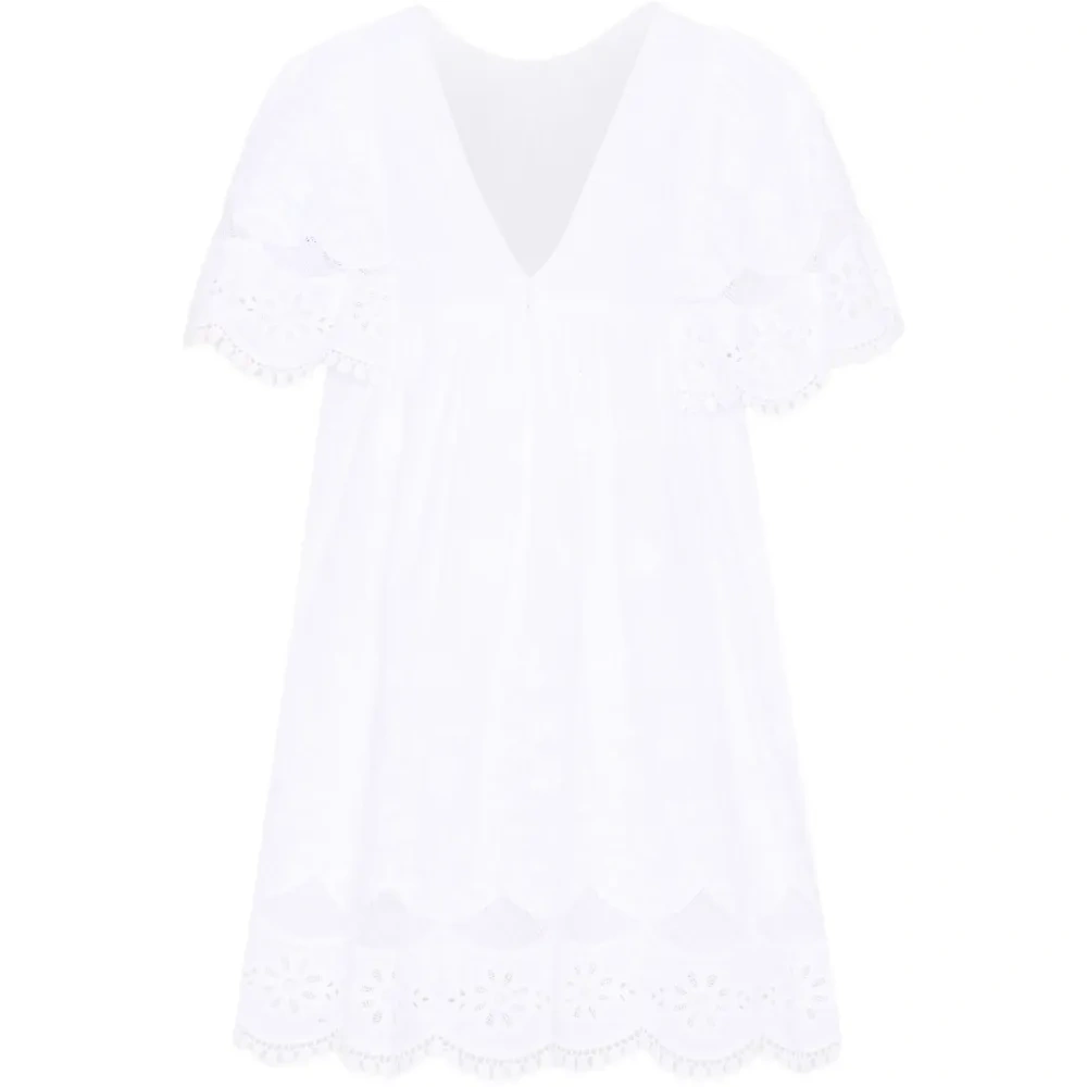 Платье с вышивкой англез (бродери-англяз)