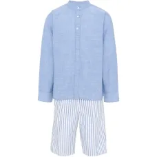 Комплект из хлопковых шортов в полоску