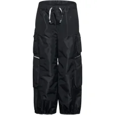 Брюки с нашивкой-логотипом