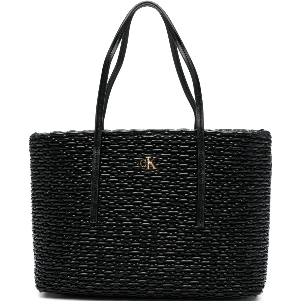 Плиссированная сумка-тоут