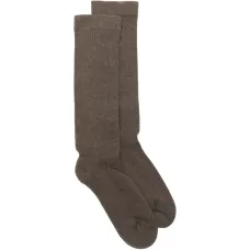 Высокие носки с интарсией в виде пентограммы