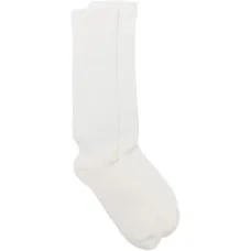 Высокие носки с интарсией в виде пентаграммы