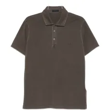 Поло на пуговицах