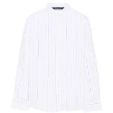 Рубашка в полоску с длинными рукавами Рубашка в полоску с длинными рукавами