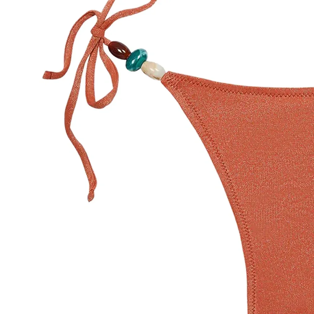 Плавки-бикини Praia из люрекса