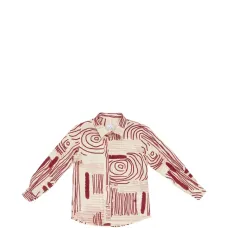 Рубашка с графическим принтом