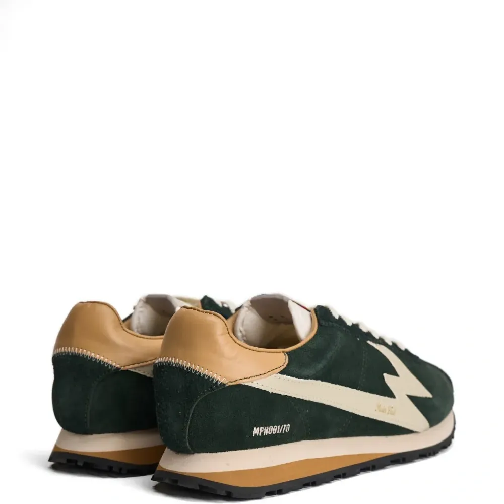 Кроссовки из замши с молнией