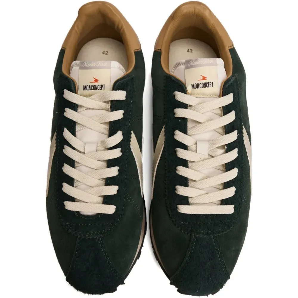 Кроссовки из замши с молнией