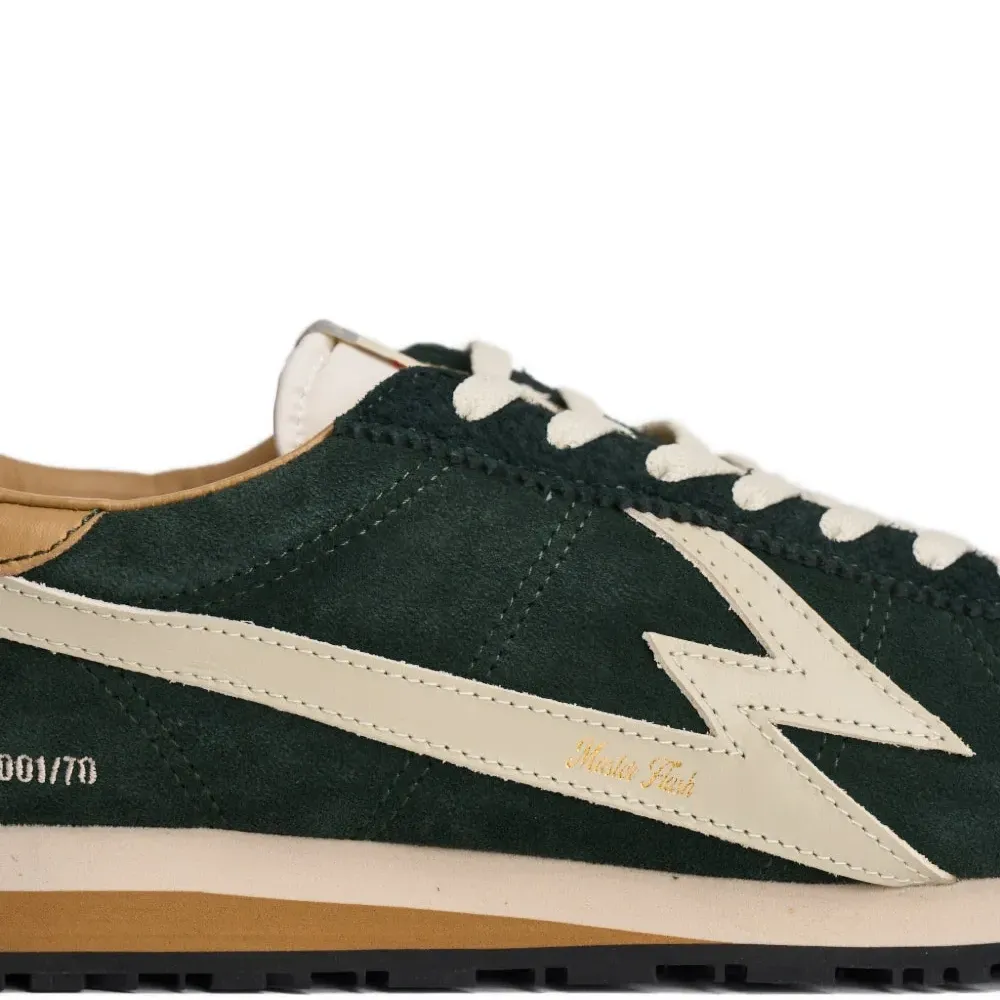 Кроссовки из замши с молнией