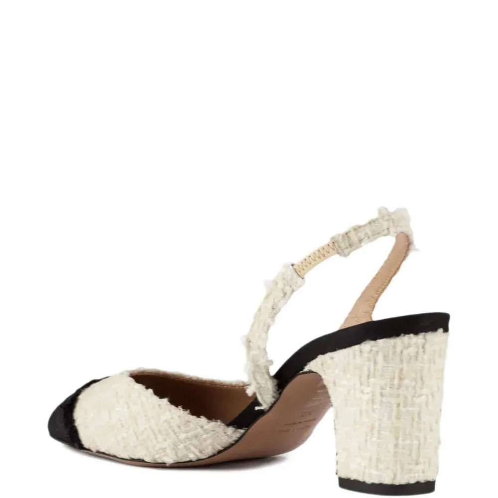 Сандалии из букле с бахромой Сандалии из букле с бахромой