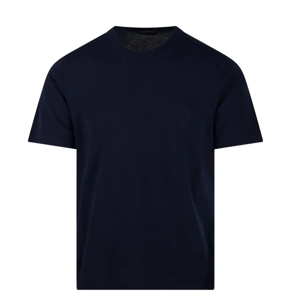 Футболка с круглым вырезом и короткими рукавами