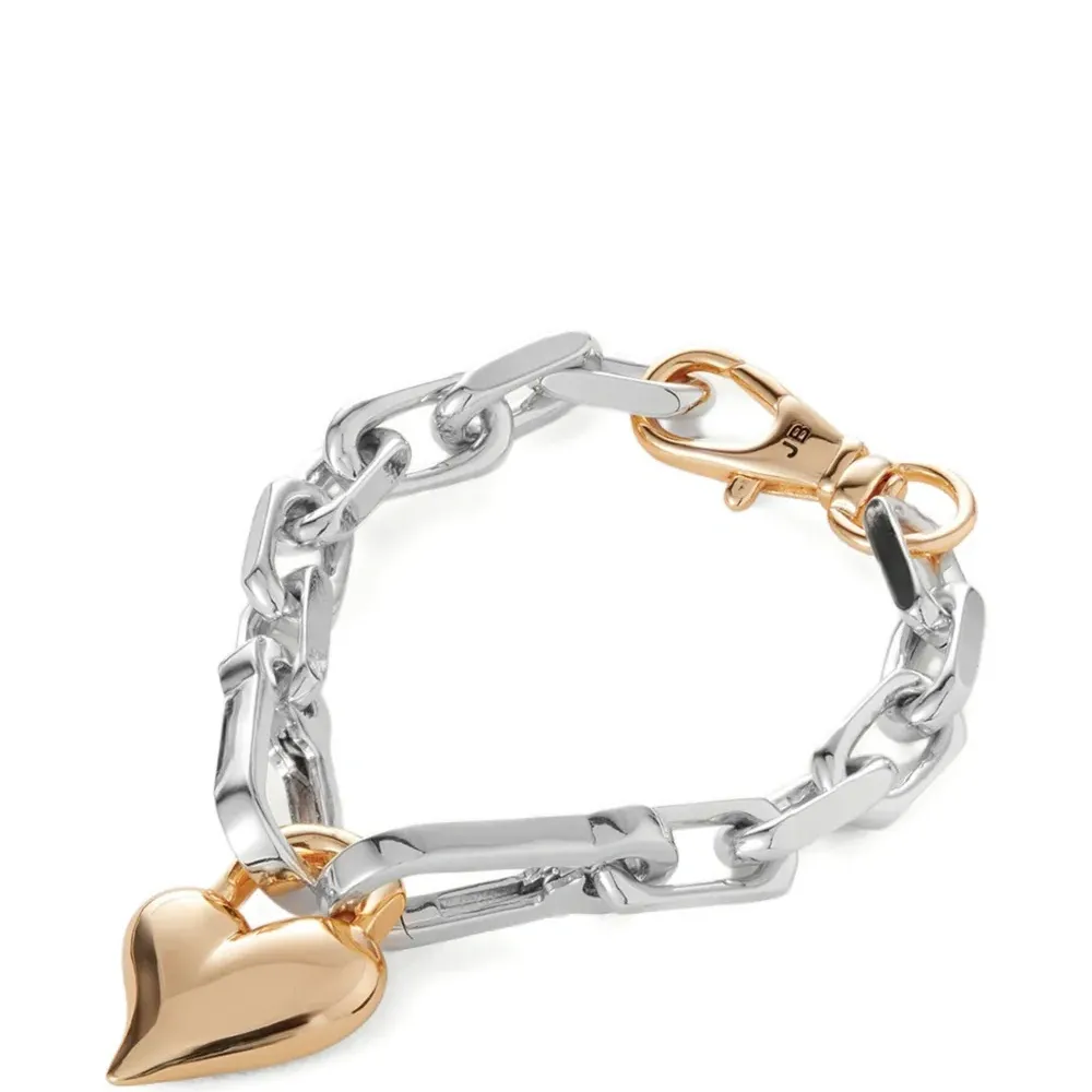 Браслет с подвеской в виде замка-сердца