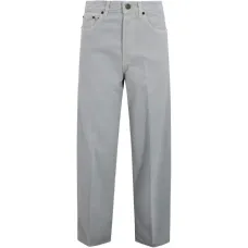 Джинсы широкого кроя с нашивкой-логотипом