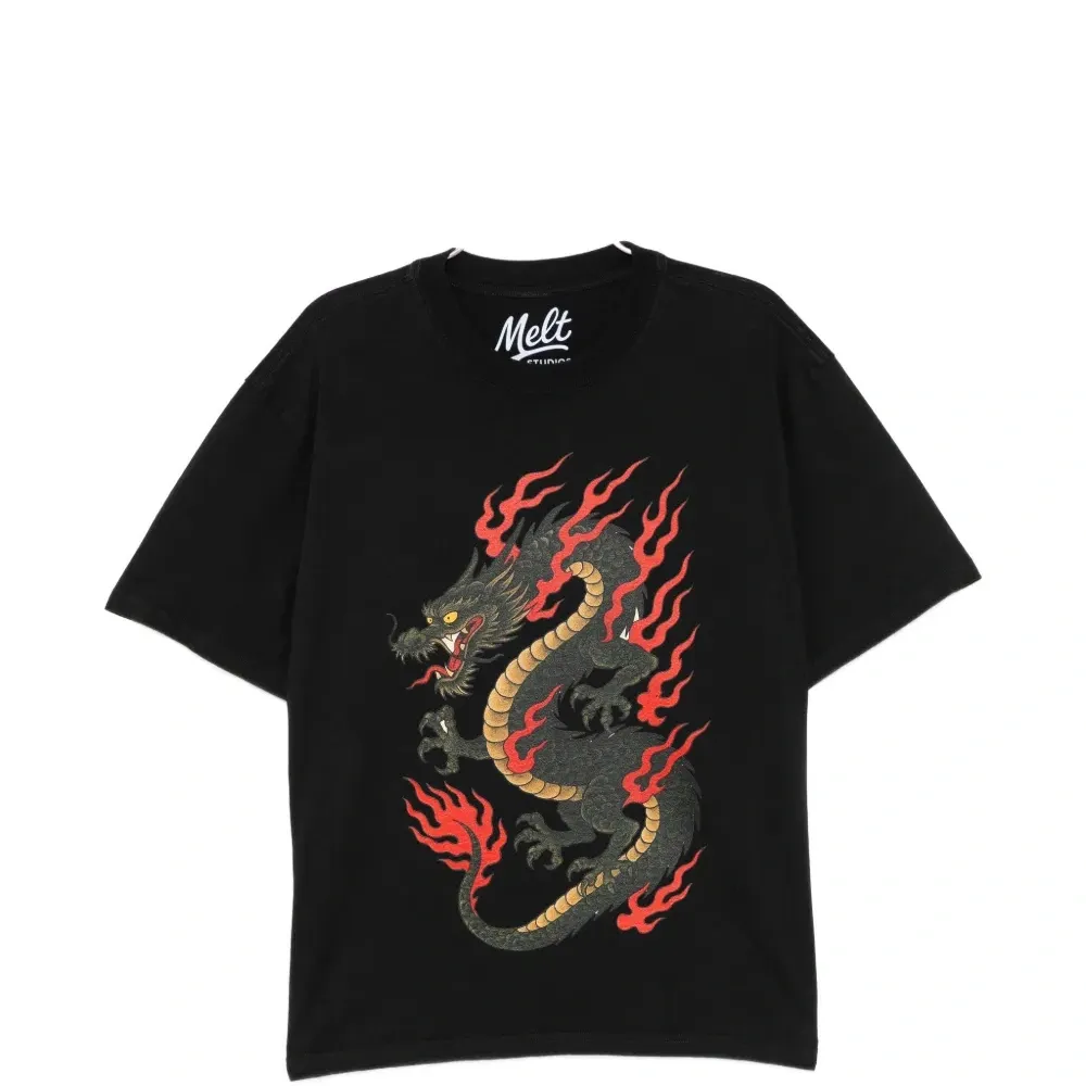 Футболка с принтом дракона