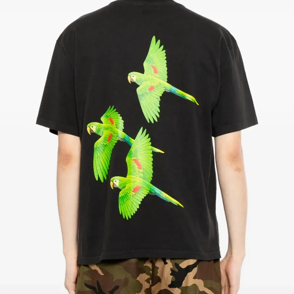 Футболка с принтом птиц