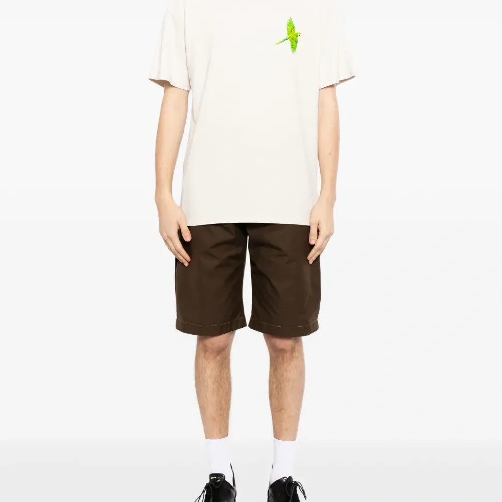 Футболка с принтом попугая