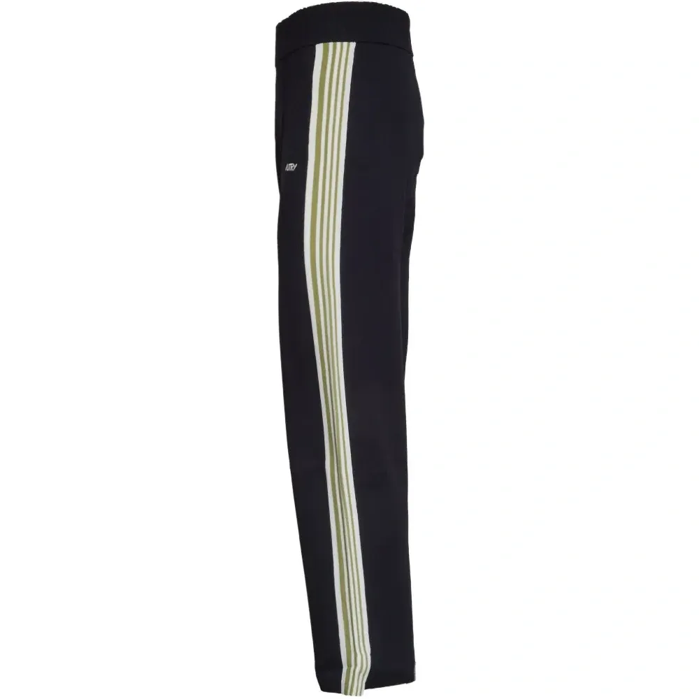 Спортивные брюки в полоску на эластичном поясе