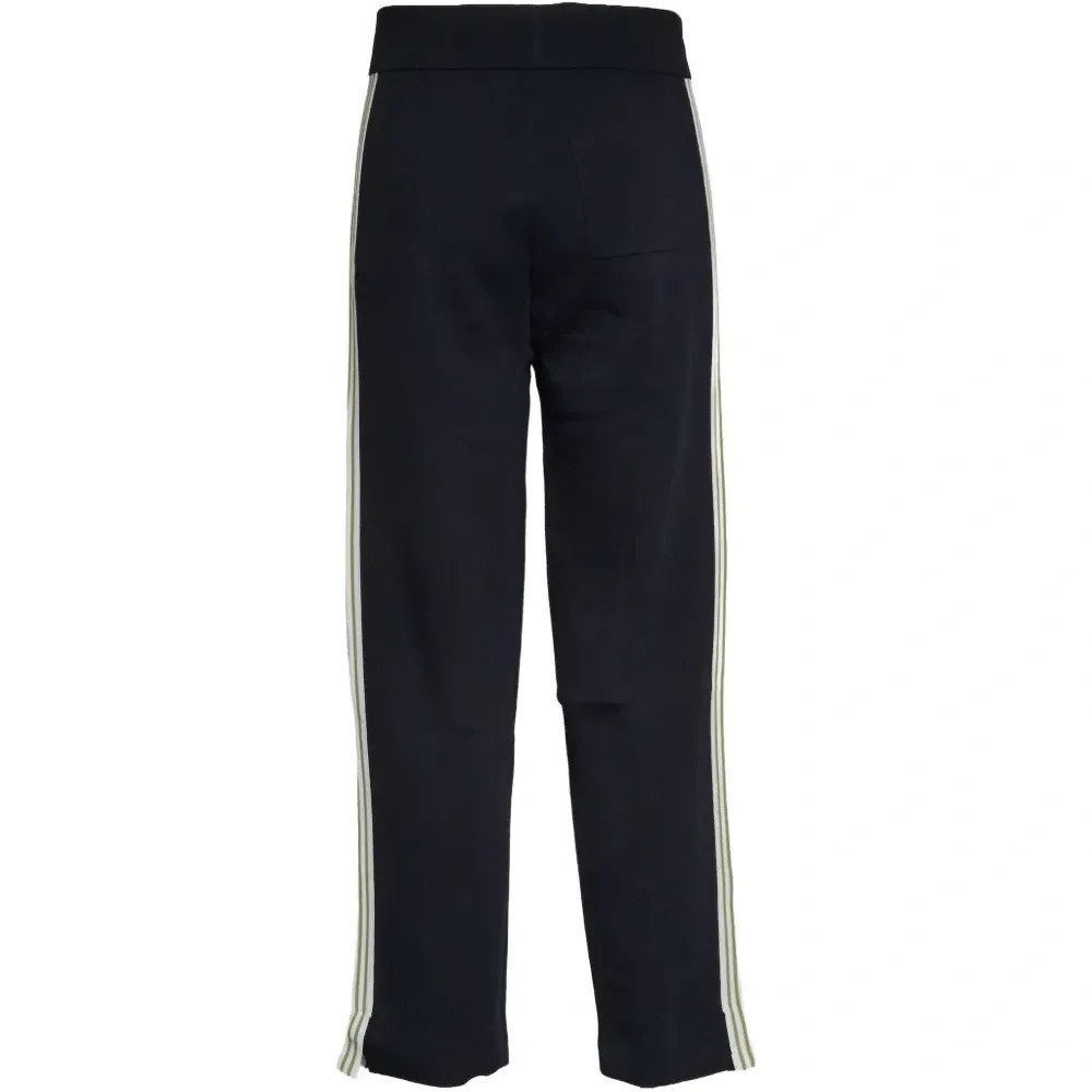 Спортивные брюки в полоску на эластичном поясе