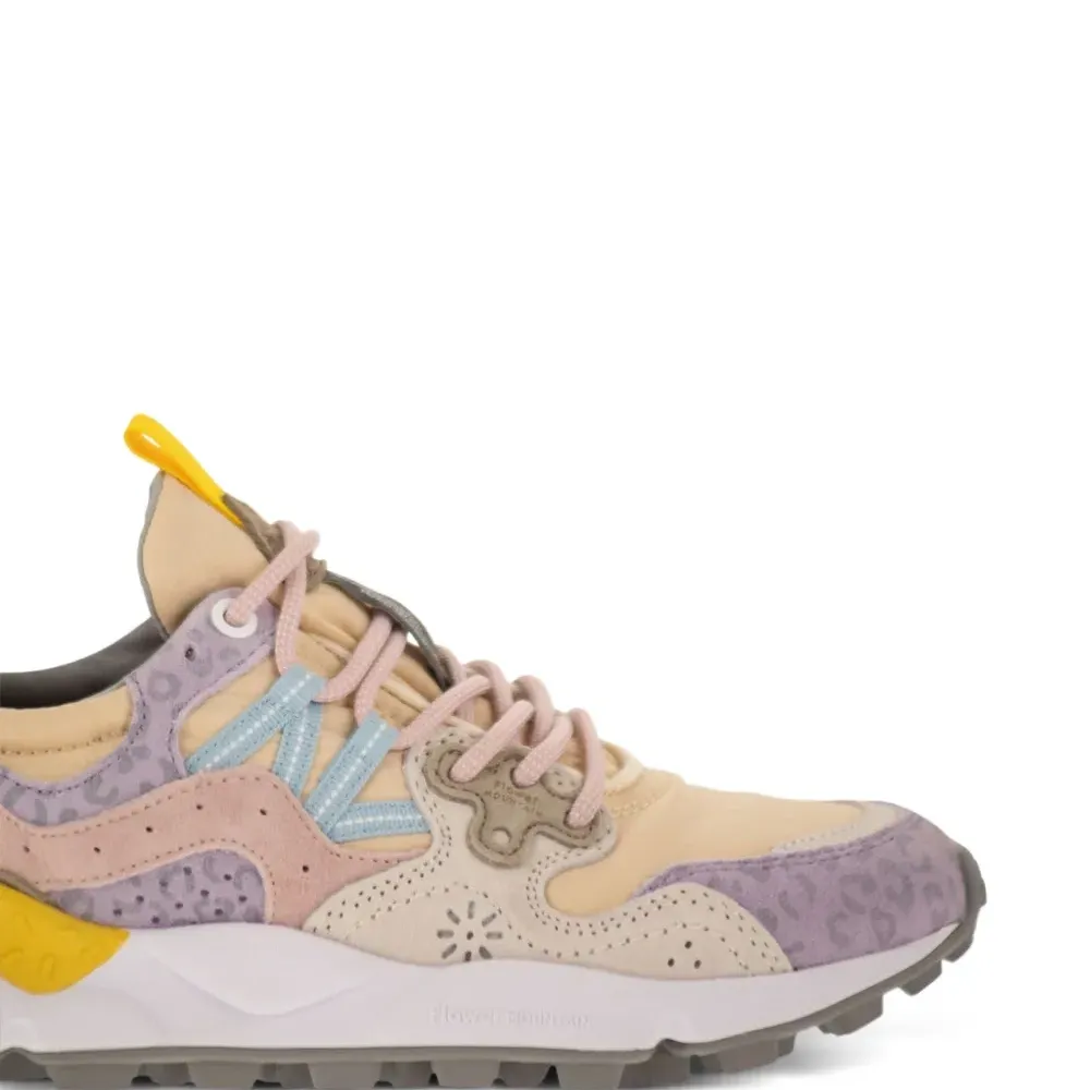 Кроссовки Yamano 3 с панелями и цветочным мотивом Кроссовки Yamano 3 с панелями и цветочным мотивом