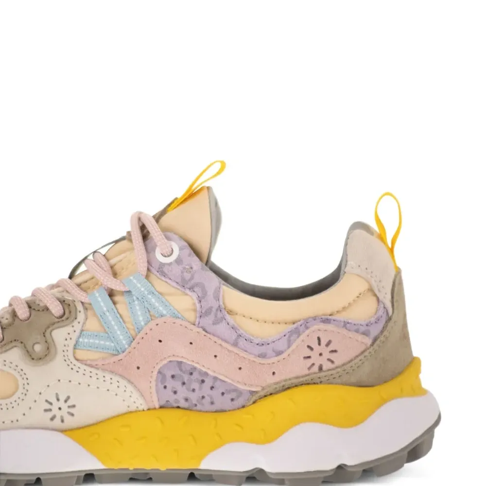 Кроссовки Yamano 3 с панелями и цветочным мотивом Кроссовки Yamano 3 с панелями и цветочным мотивом