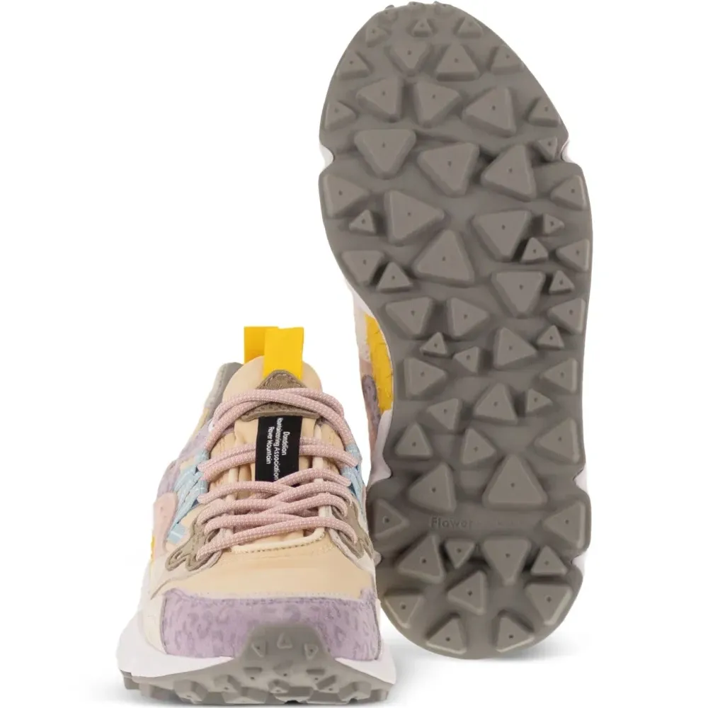 Кроссовки Yamano 3 с панелями и цветочным мотивом Кроссовки Yamano 3 с панелями и цветочным мотивом