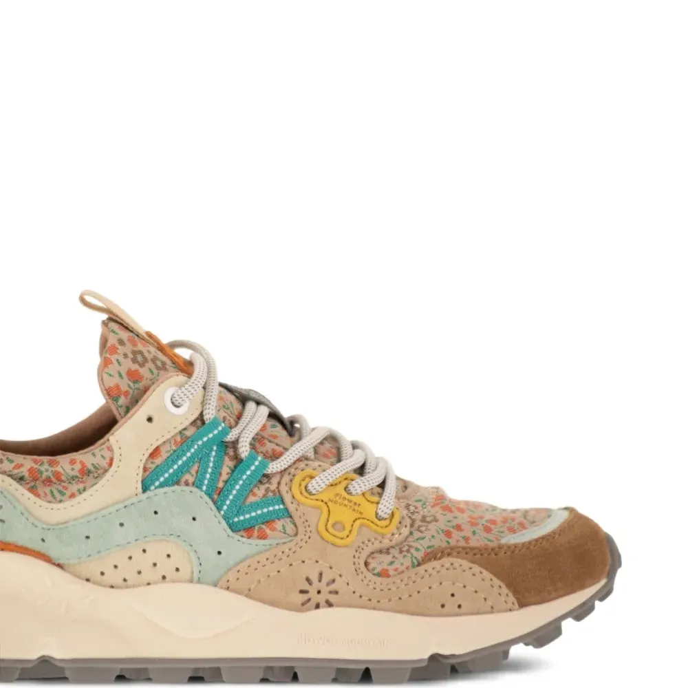 Замшевые кроссовки Yamano 3 с цветочным принтом