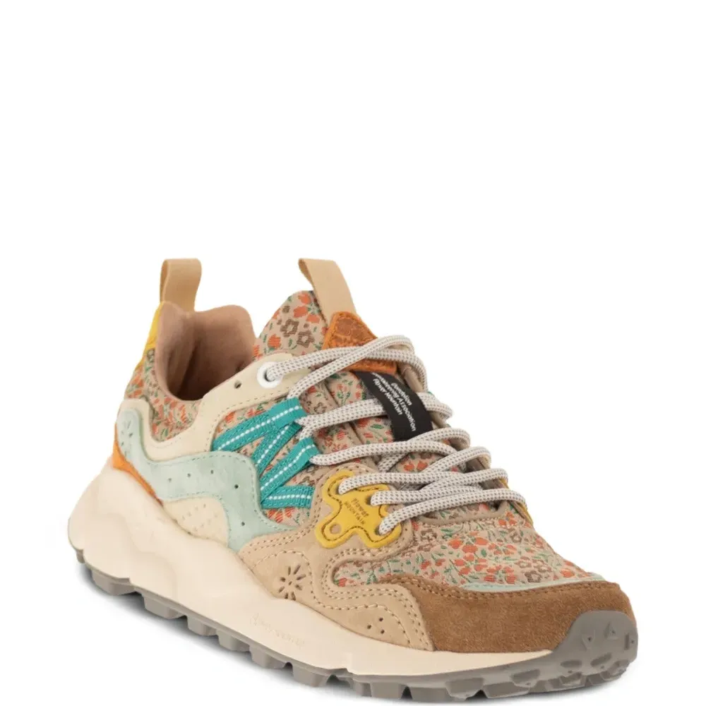 Замшевые кроссовки Yamano 3 с цветочным принтом