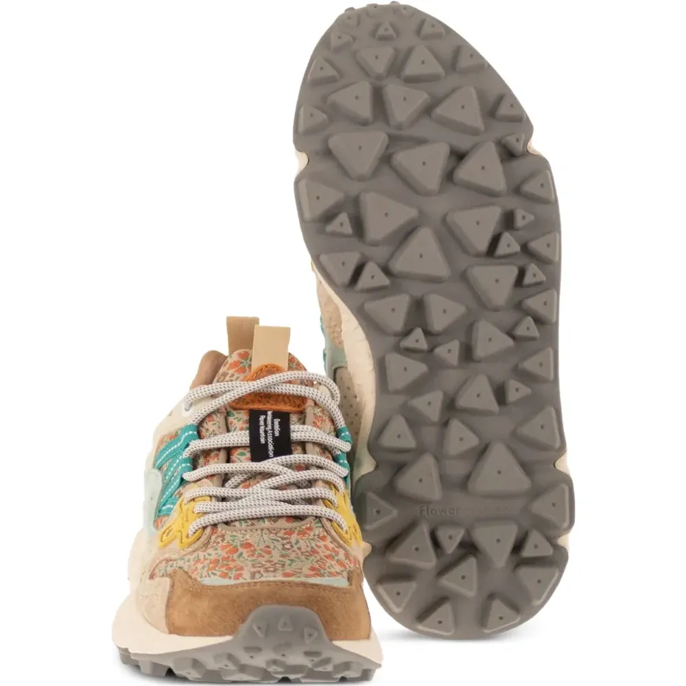 Замшевые кроссовки Yamano 3 с цветочным принтом