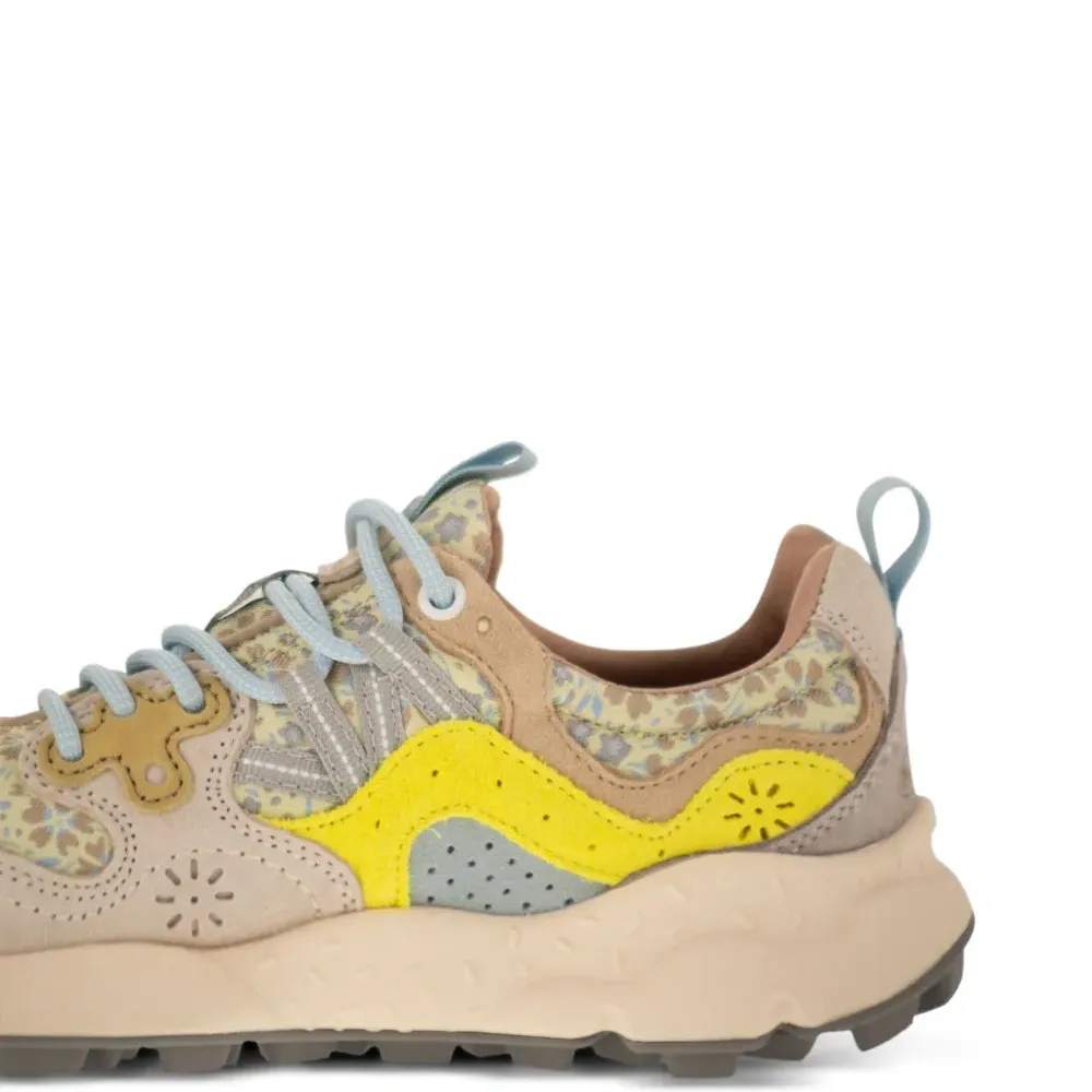 Замшевые кроссовки Yamano 3 с цветочным принтом