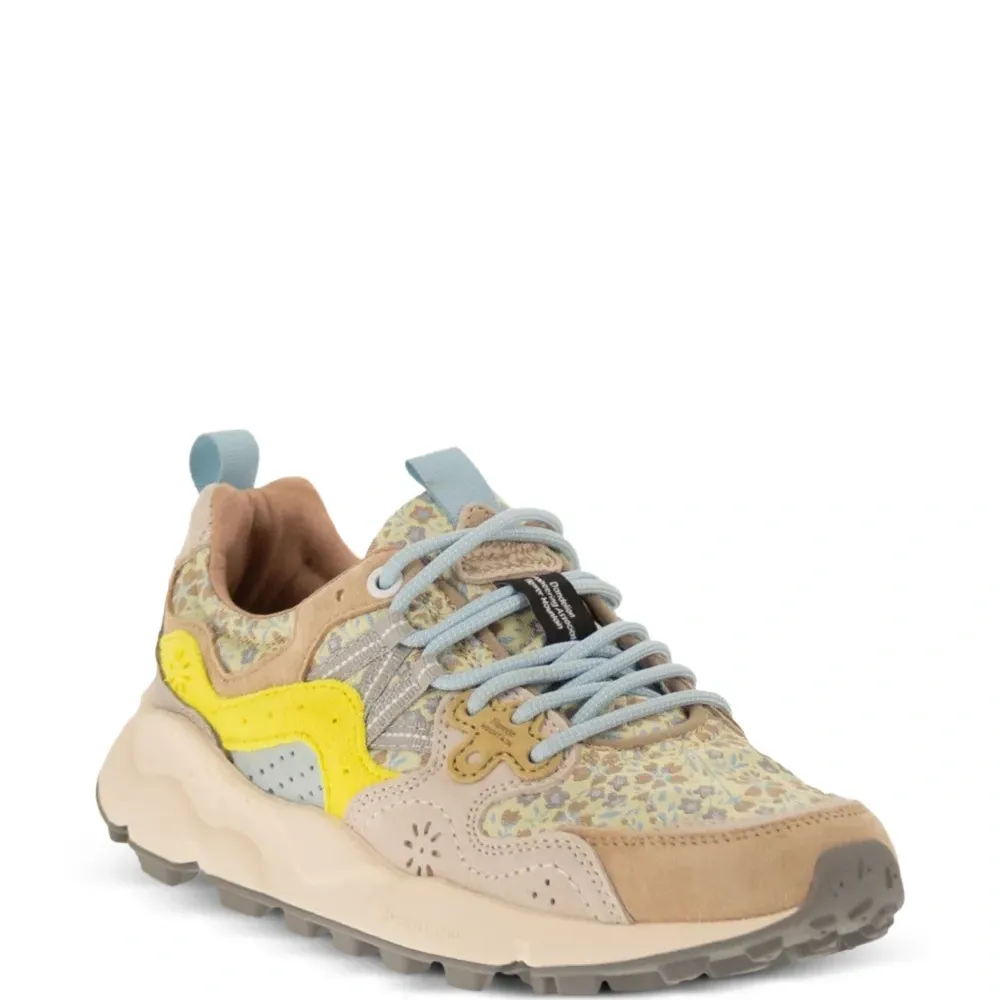 Замшевые кроссовки Yamano 3 с цветочным принтом