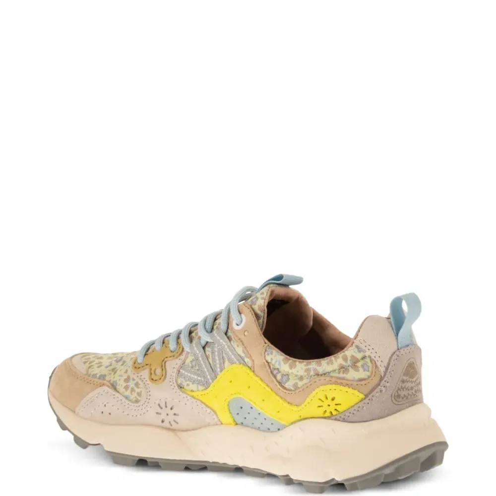 Замшевые кроссовки Yamano 3 с цветочным принтом