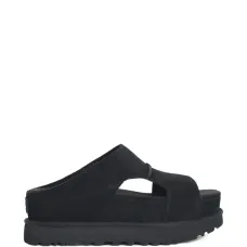 Босоножки с открытым носком и оверлочной строчкой