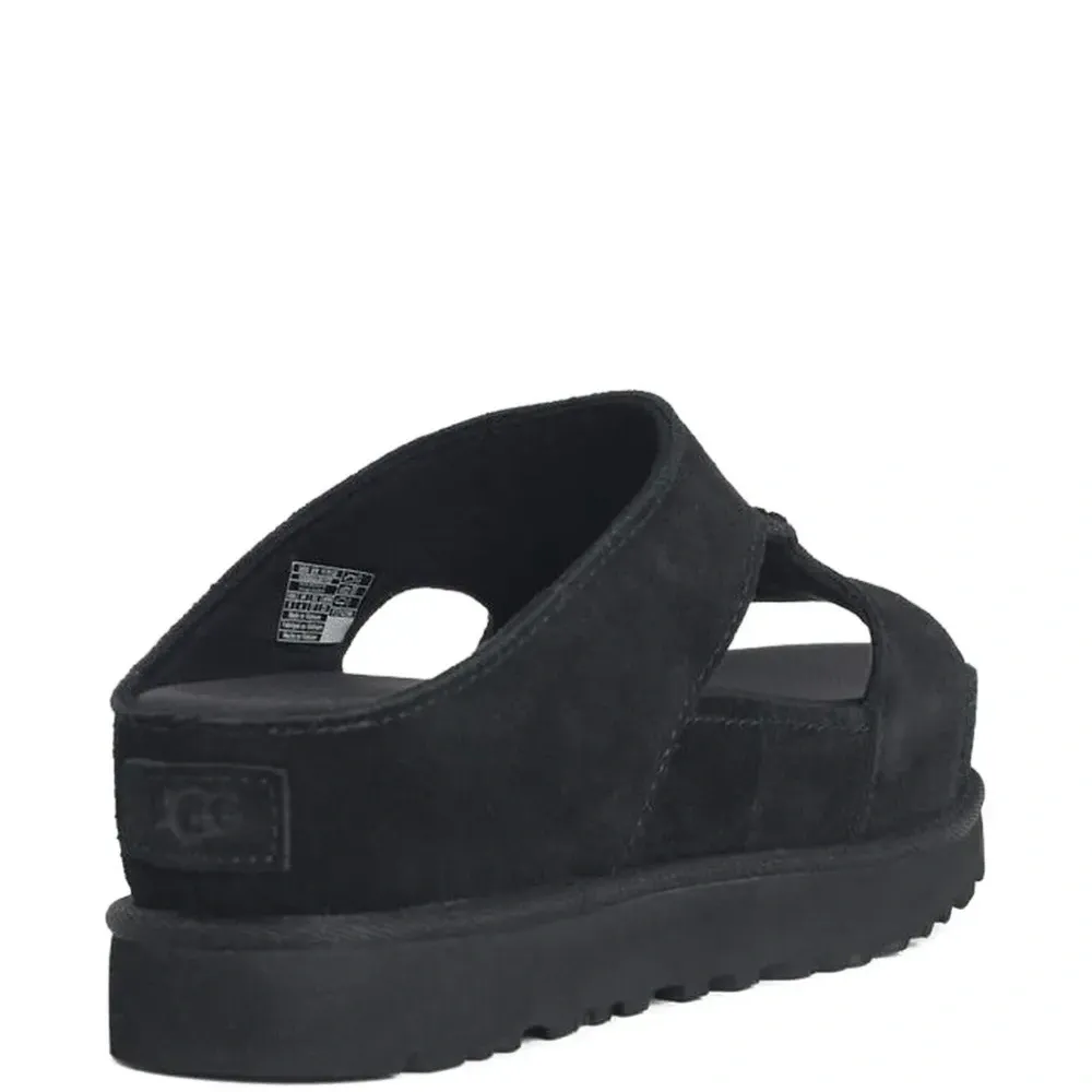 Босоножки с открытым носком и оверлочной строчкой