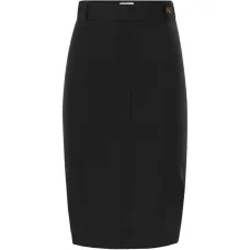 Юбка миди с логотипом