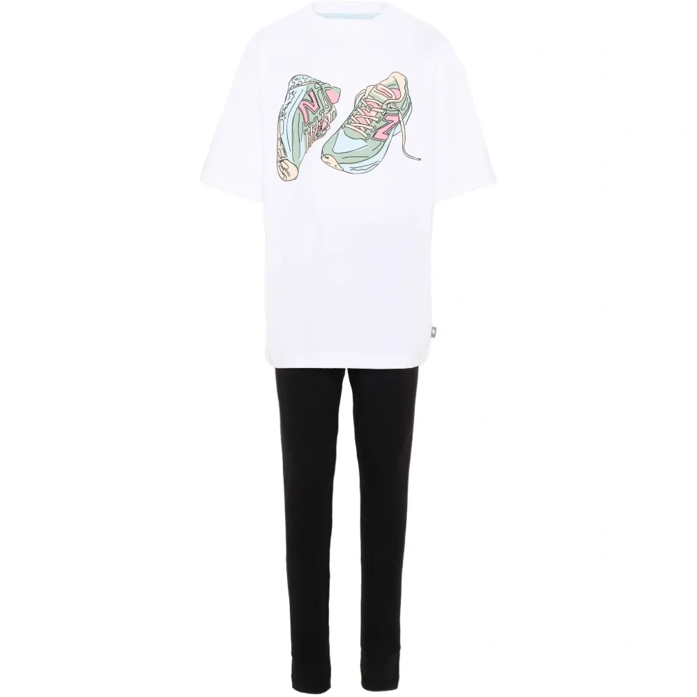 Спортивный костюм с принтом кроссовок