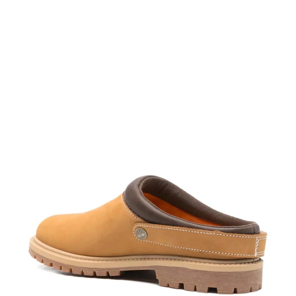 Мюли с круглым логотипом