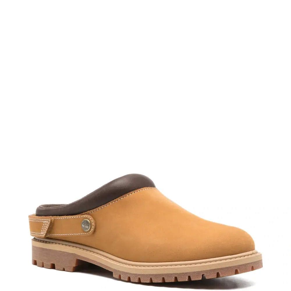 Мюли с круглым логотипом