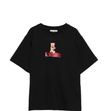 Футболка с логотипом и мотивом в виде мишки