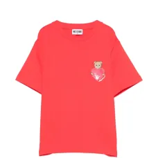 Футболка с принтом "медвежонок в сердечко"