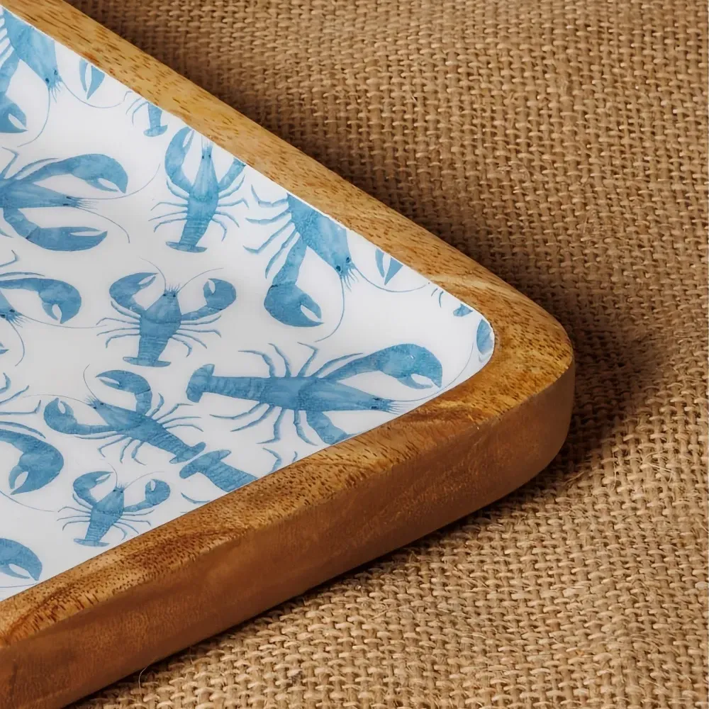 Поднос с принтом омара