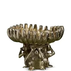 Небольшой поднос с изображением обезьяны