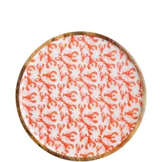 Большой поднос с принтом "омар"