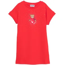 Платье с изображением медведя