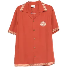 Рубашка Brodée Danseurs с зигзагообразной отделкой