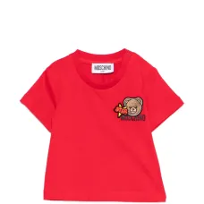 Футболка с аппликацией в виде звезды и мишки Футболка с аппликацией в виде звезды и мишки